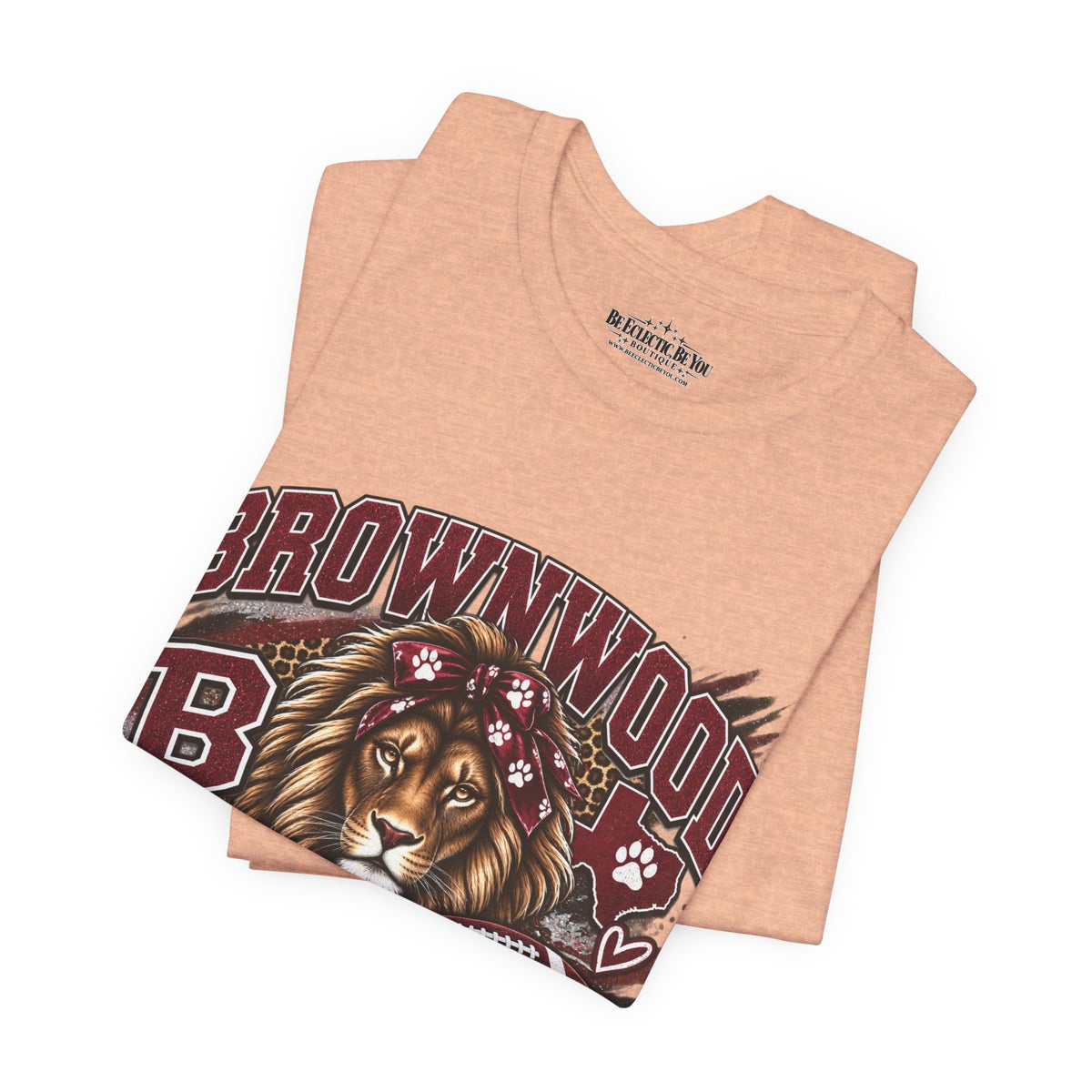 Brownwood B Lion Mom Graphic Tee