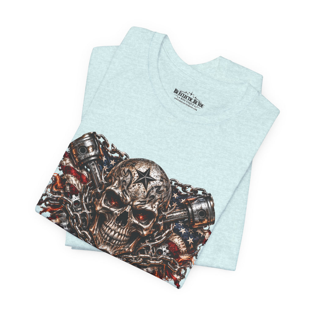 Skull and Chains Gothic Metal T-Shirt