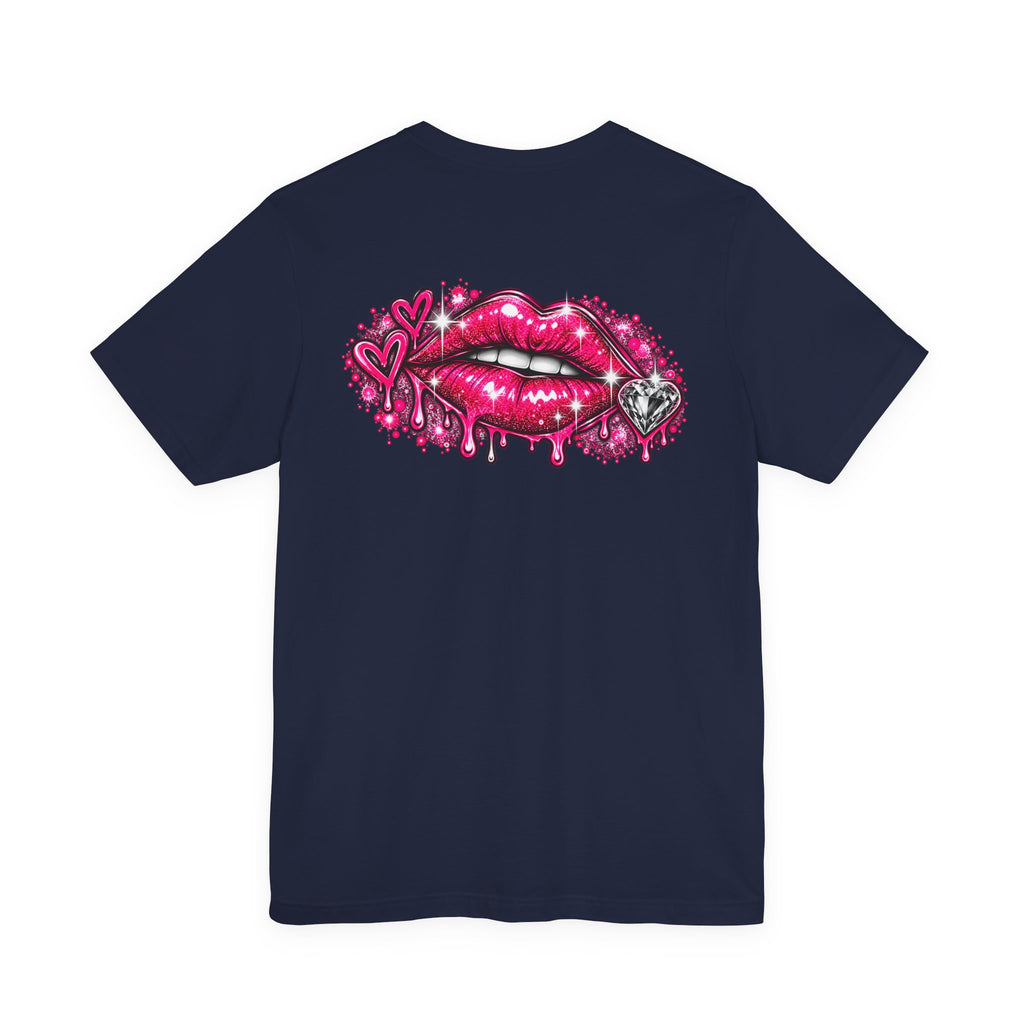 Sparkly Pink Lips Graphic Tee
