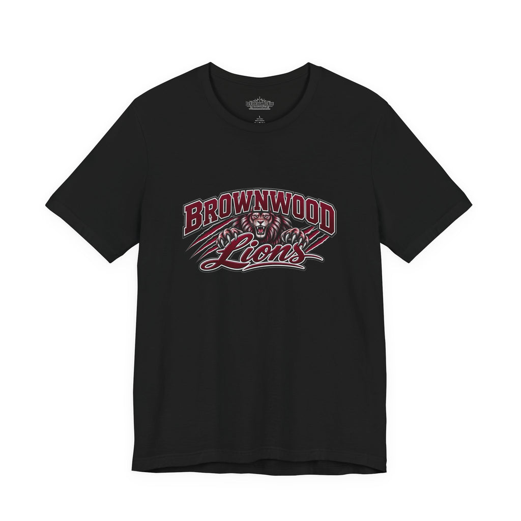 Brownwood Lions Vintage School Graphic T-Shirt