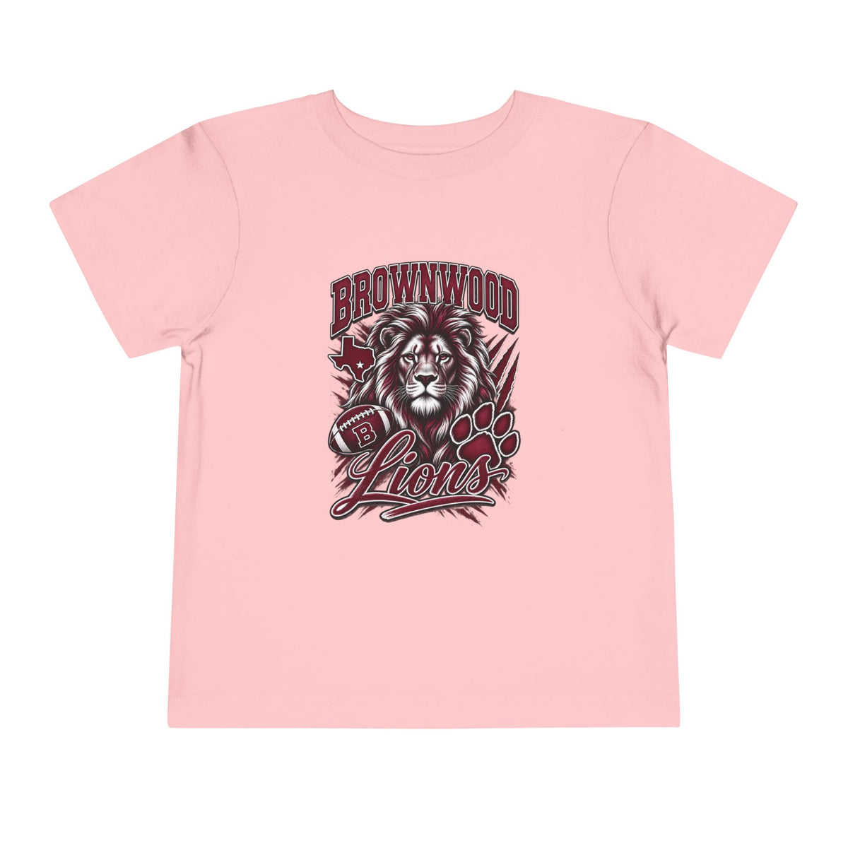 Brownwood Lions Toddler Short Sleeve Tee