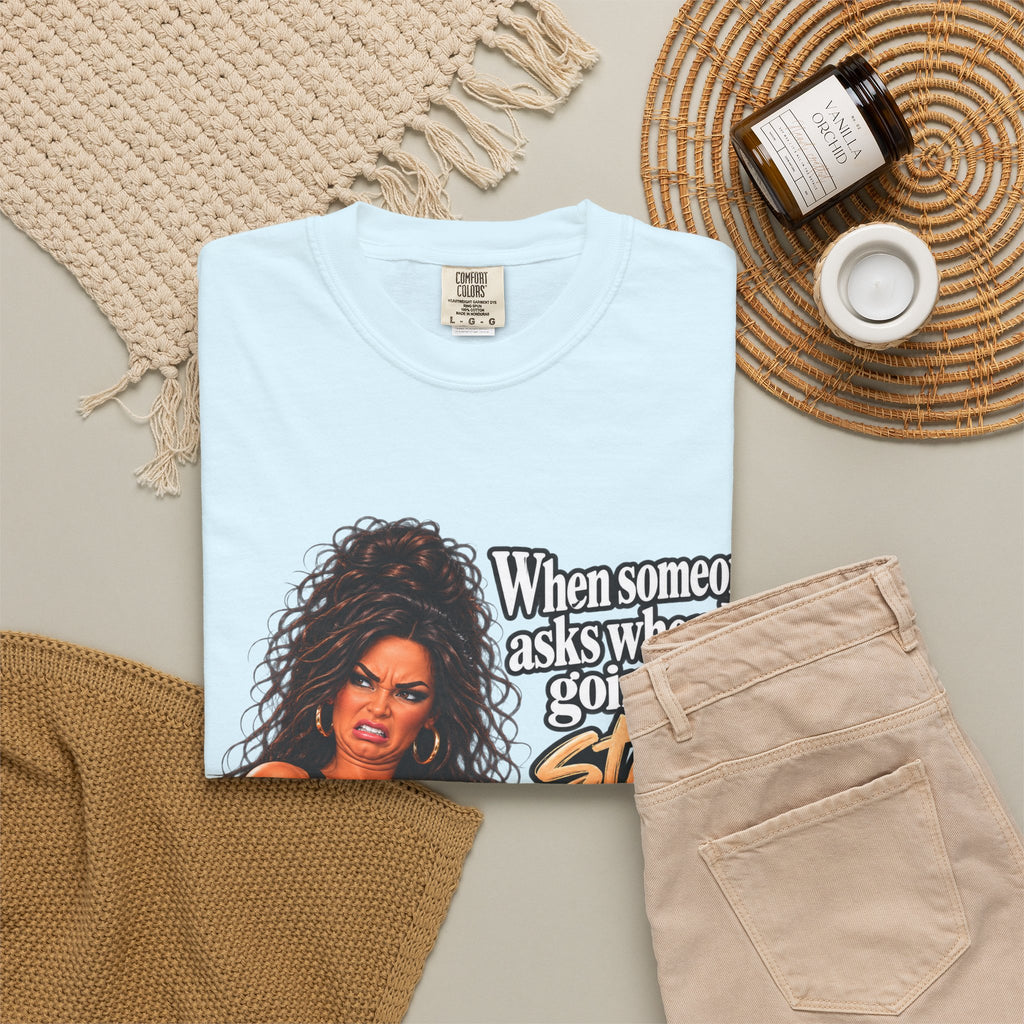 Graphic T-Shirt — "When someone asks when I’m going to start dating again" Retro Diva Tee
