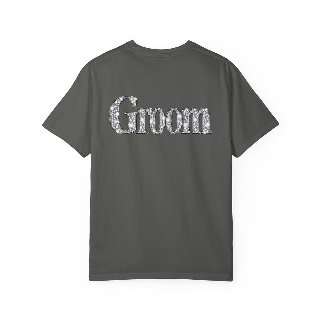 Groom Logo T-Shirt — Wedding Party Tee for Groom and Groomsmen