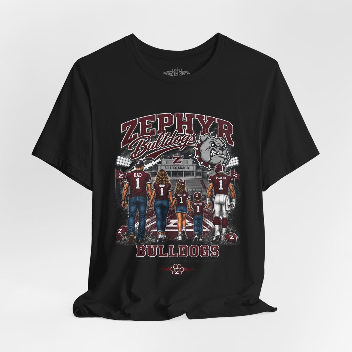 Zephyr Bulldogs Together We Rise Graphic T-Shirt