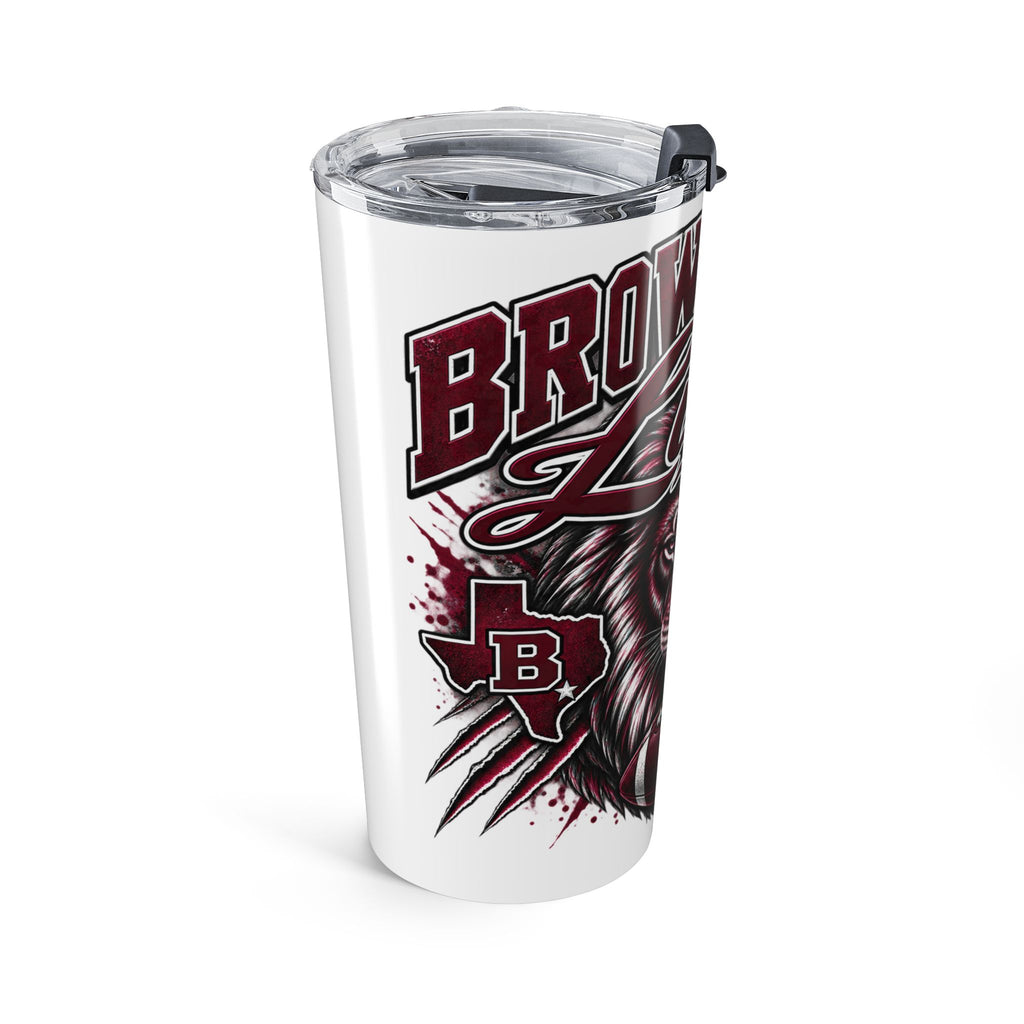 Brownwood Lions 20oz Tumbler – Insulated Team Travel Cup