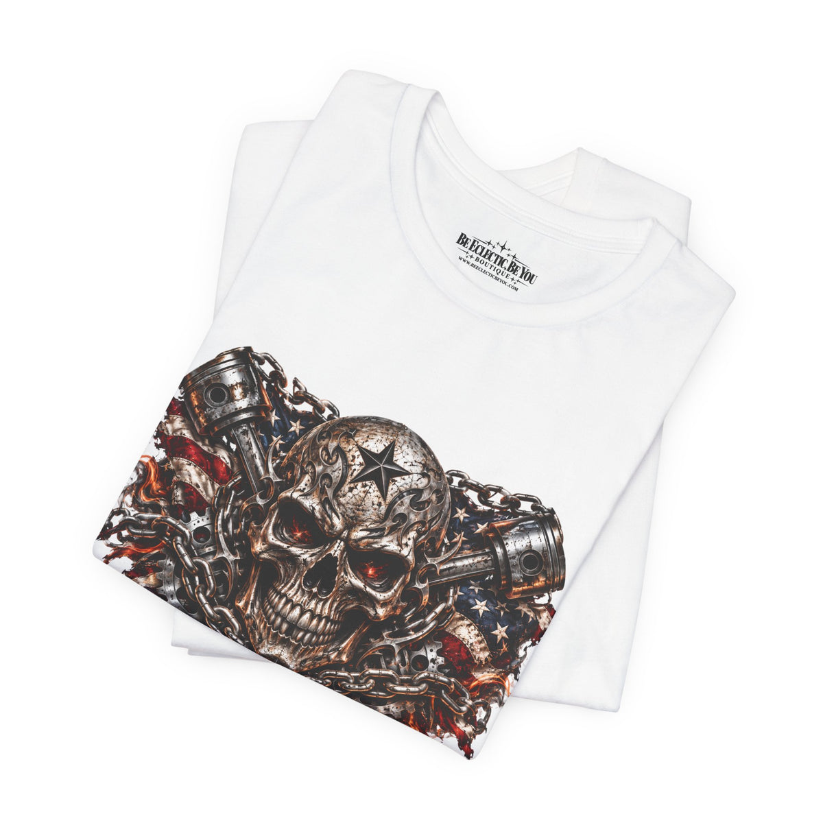 Skull and Chains Gothic Metal T-Shirt