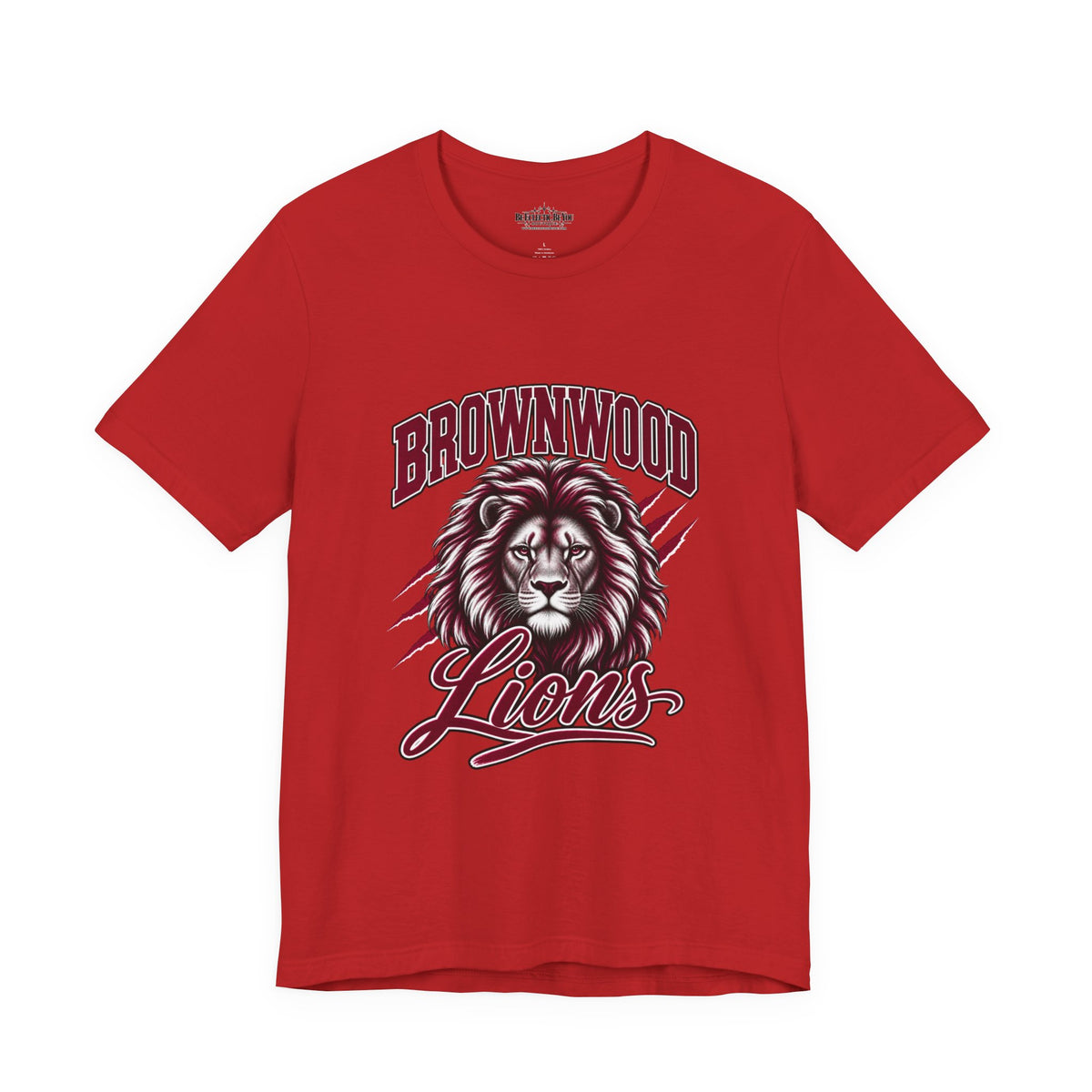 Brownwood Lions Mascot Graphic T-Shirt