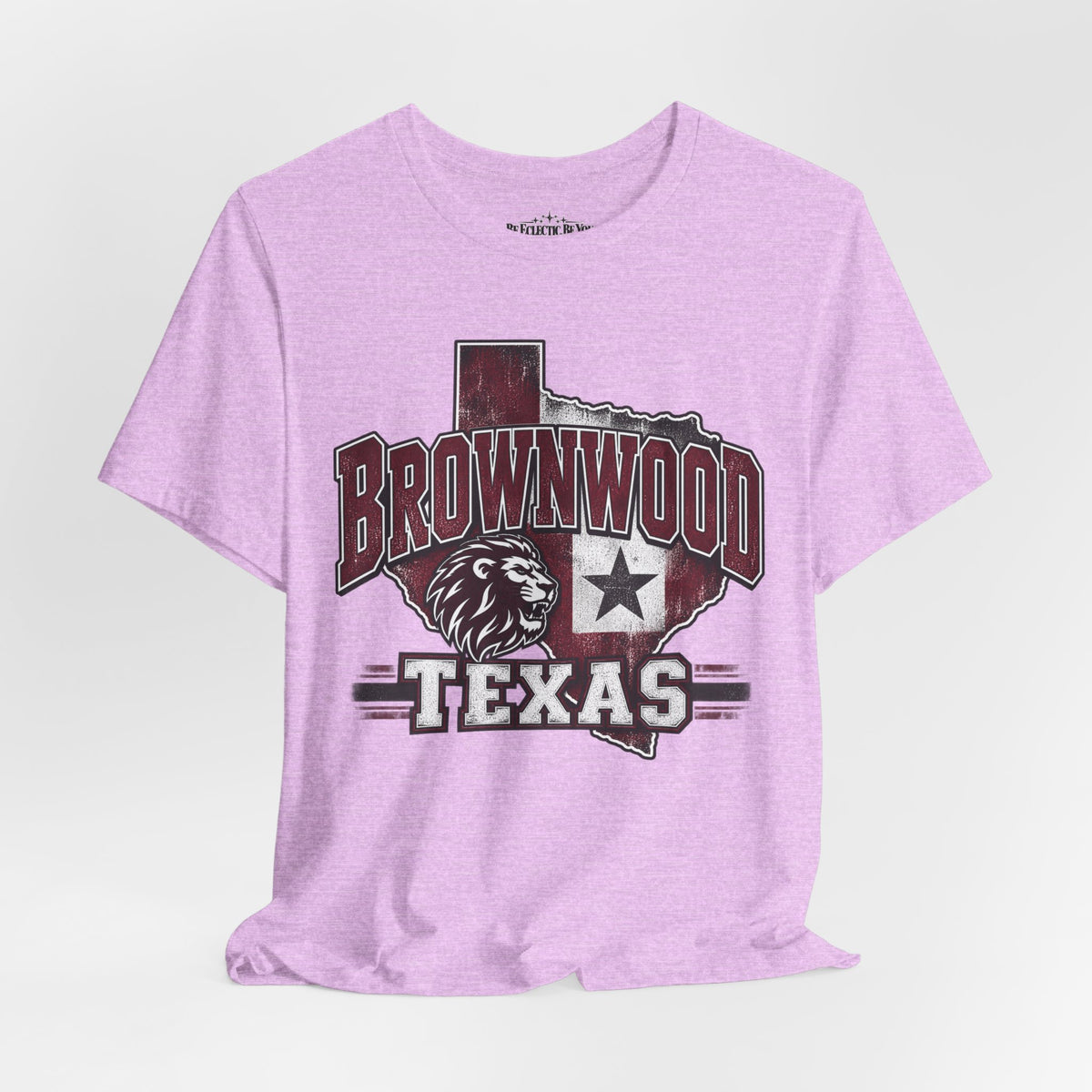 Brownwood Texas Lion Star Graphic T-Shirt