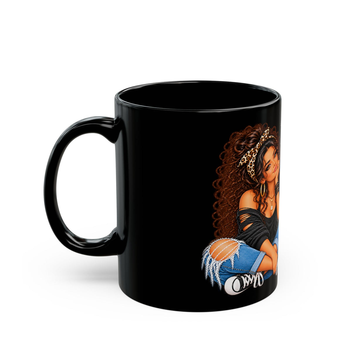 I'm a Lady But When I’m Mad Black Coffee Mug — Funny Sarcastic Woman Gift (11oz/15oz)