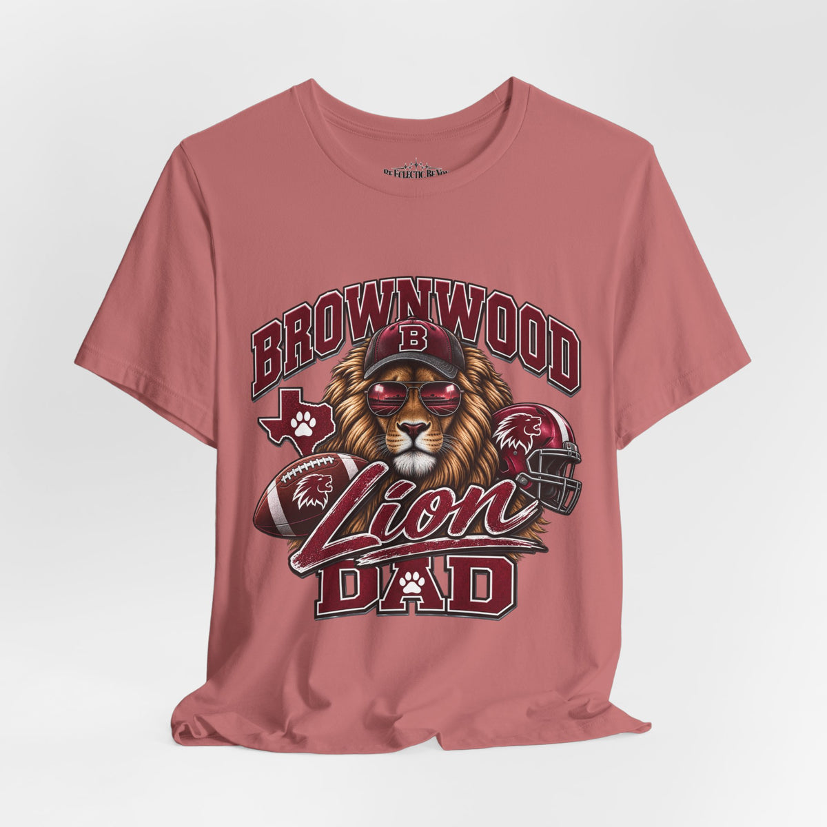 Brownwood Lion Dad Graphic T-Shirt