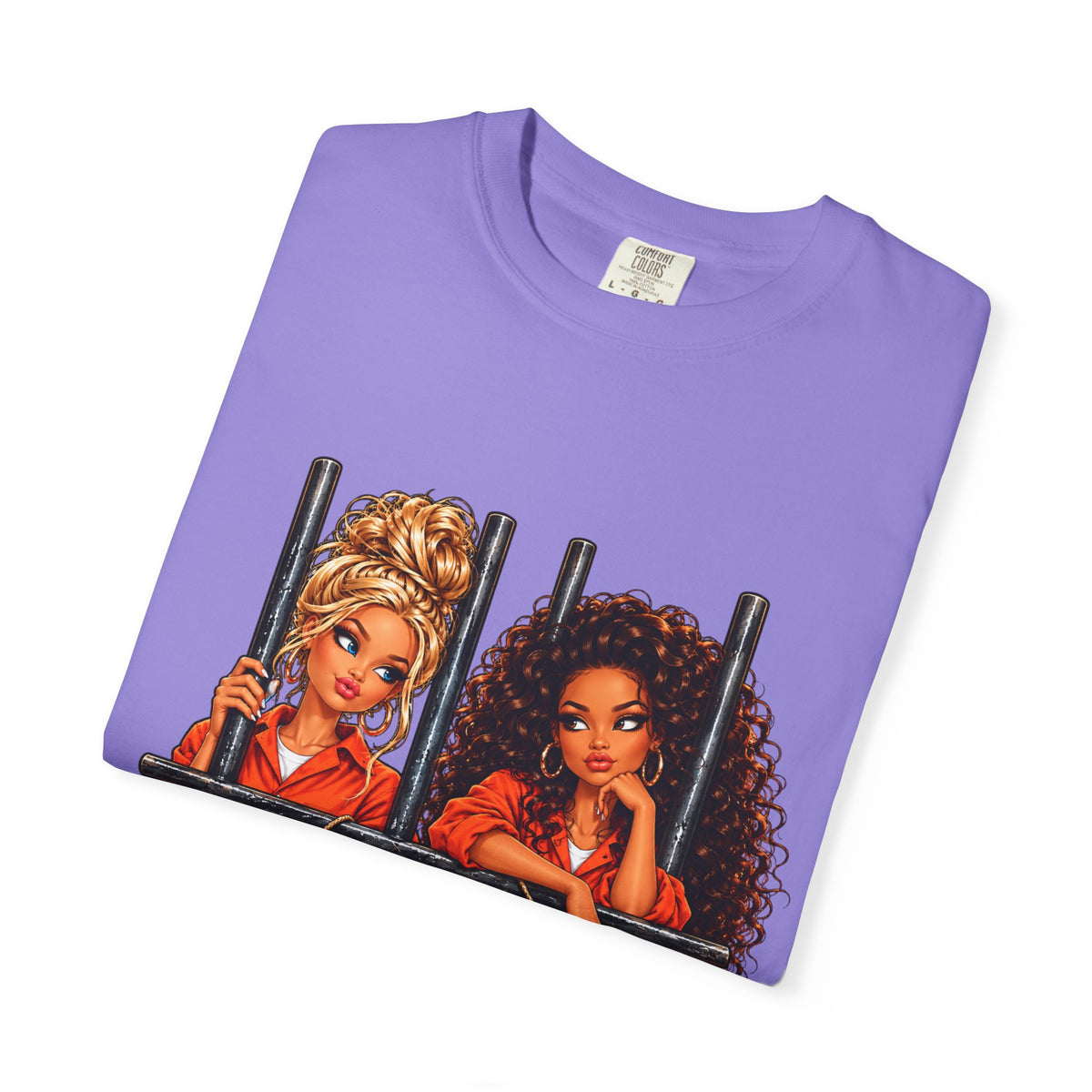 Prison BFFs Graphic T-Shirt — “Me and My Emergency Contact in the Same Emergency”