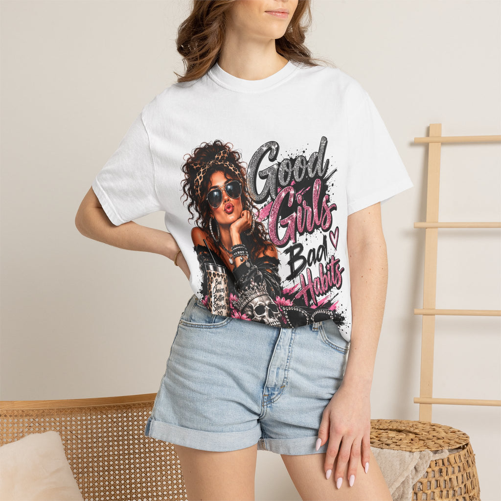 Good Girls Bad Habits Graphic T-Shirt