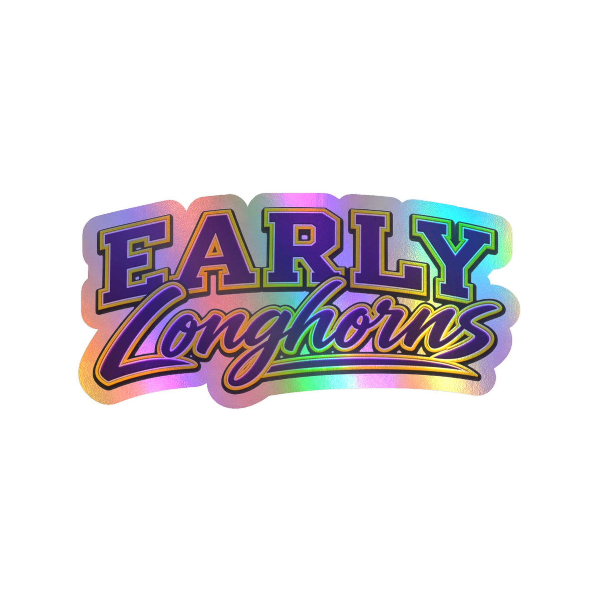 Early Longhorns School Spirit Sticker