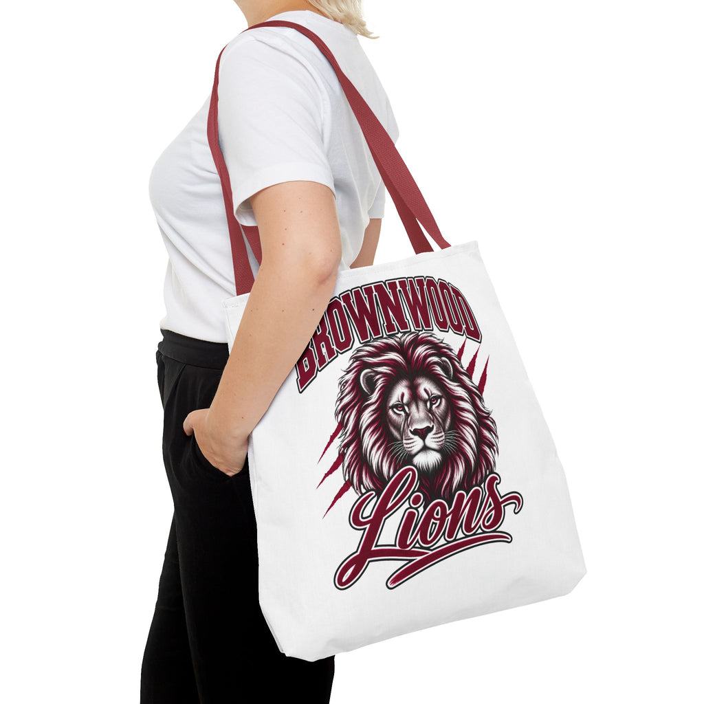 Brownwood Lions Tote Bag – School Mascot Lion Shopper