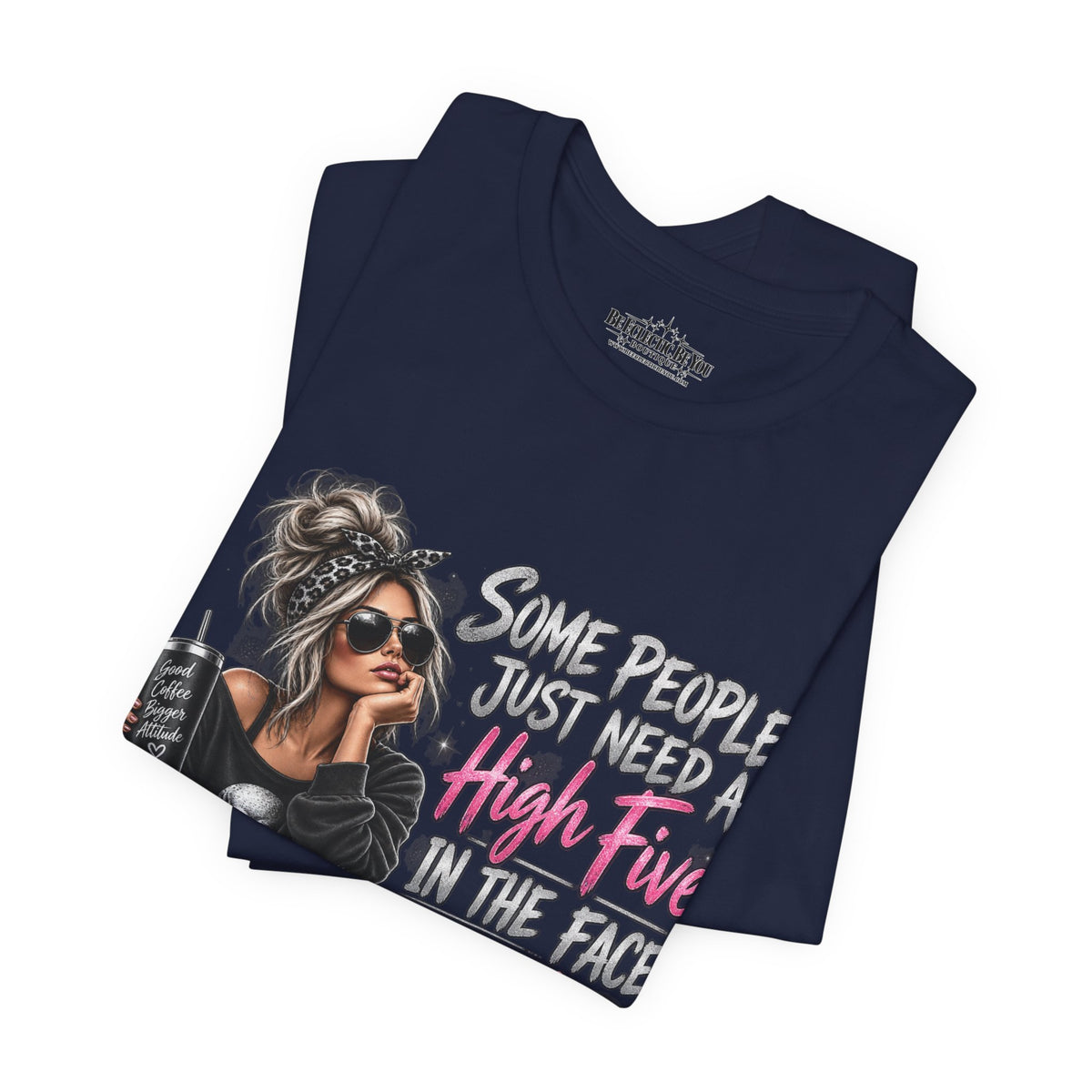 Some People Just Need a High Five in the Face with a Chair Graphic T-Shirt