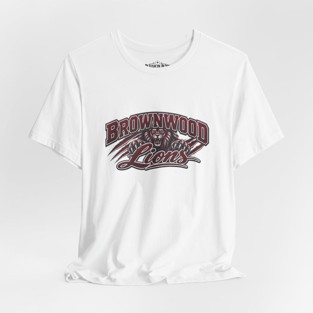 Brownwood Lions Vintage School Graphic T-Shirt