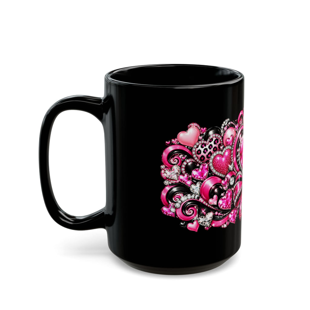 Pink Heart and Bow Valentine’s Day Mug
