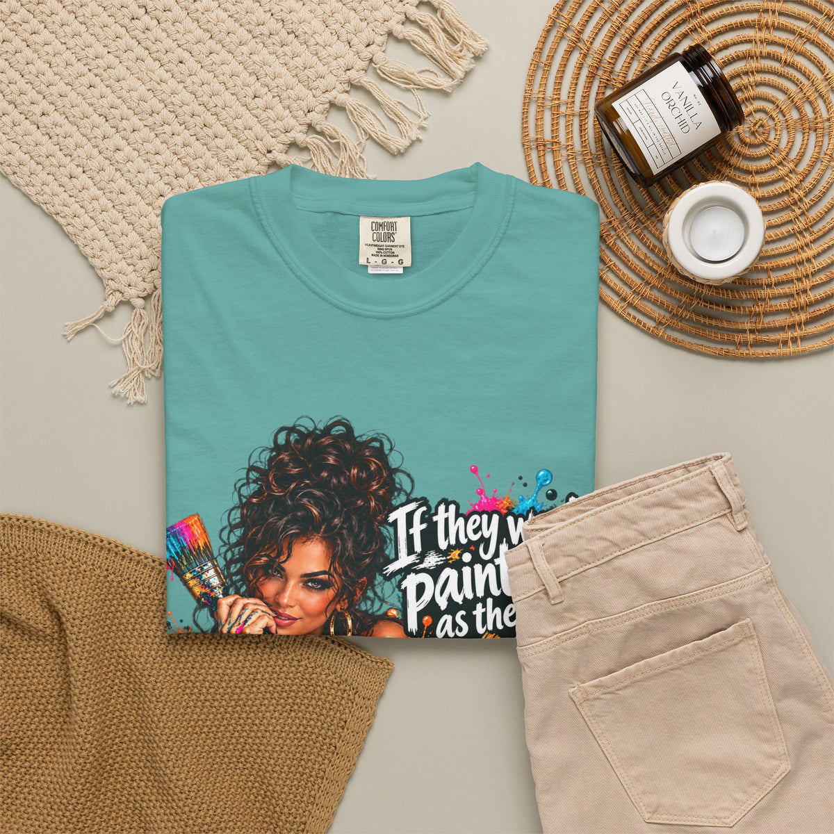 T-Shirt — "If They Want to Paint You as the Villain, Then Pose" Graphic Tee