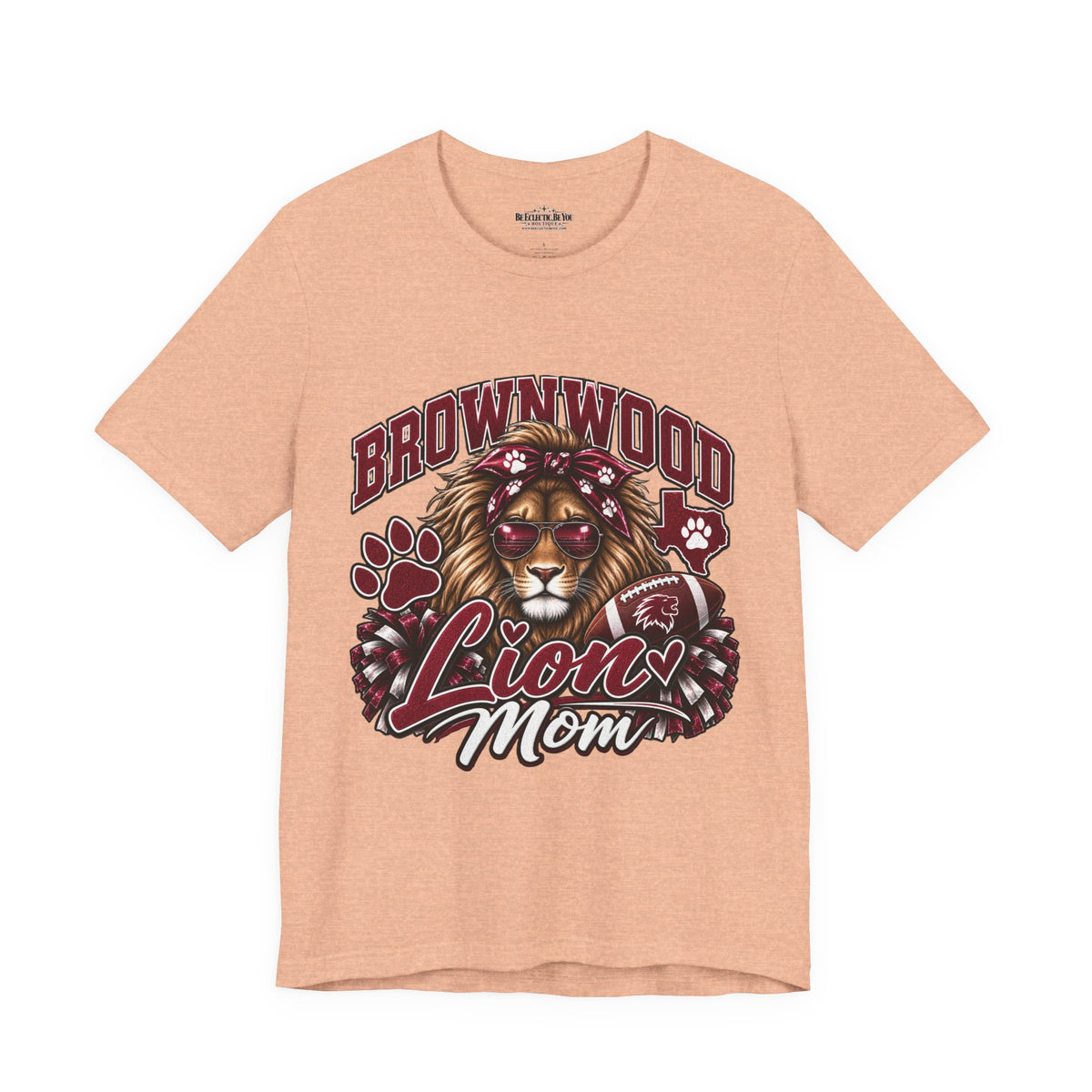 Brownwood Lion Mom Graphic T-Shirt
