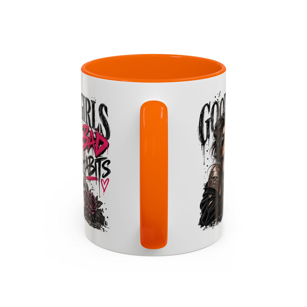 Good Girls Bad Habits Skull & Crown Mug