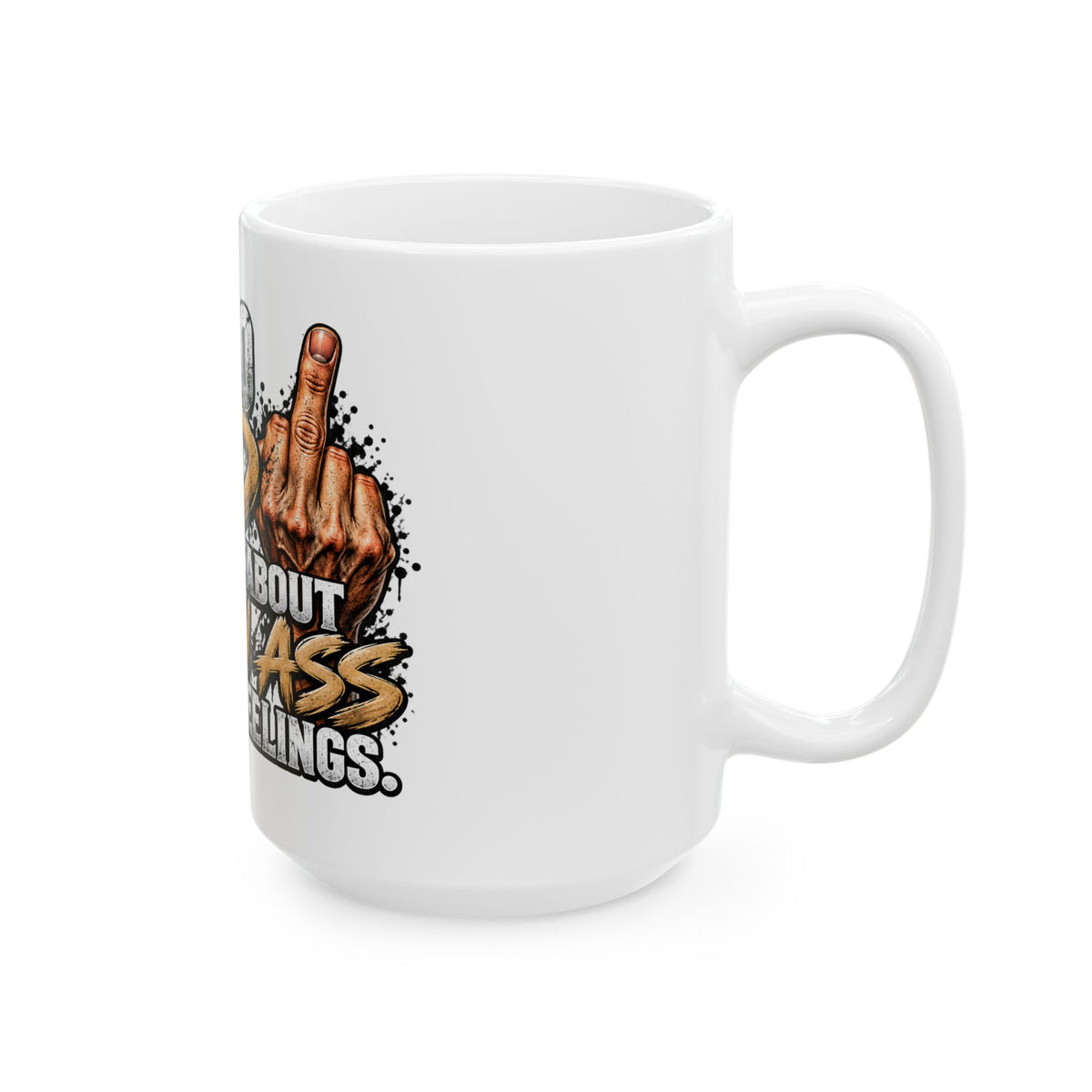 Funny 'Too Old to Worry' Ceramic Mug – Adult Humorous Coffee Cup (11oz/15oz)