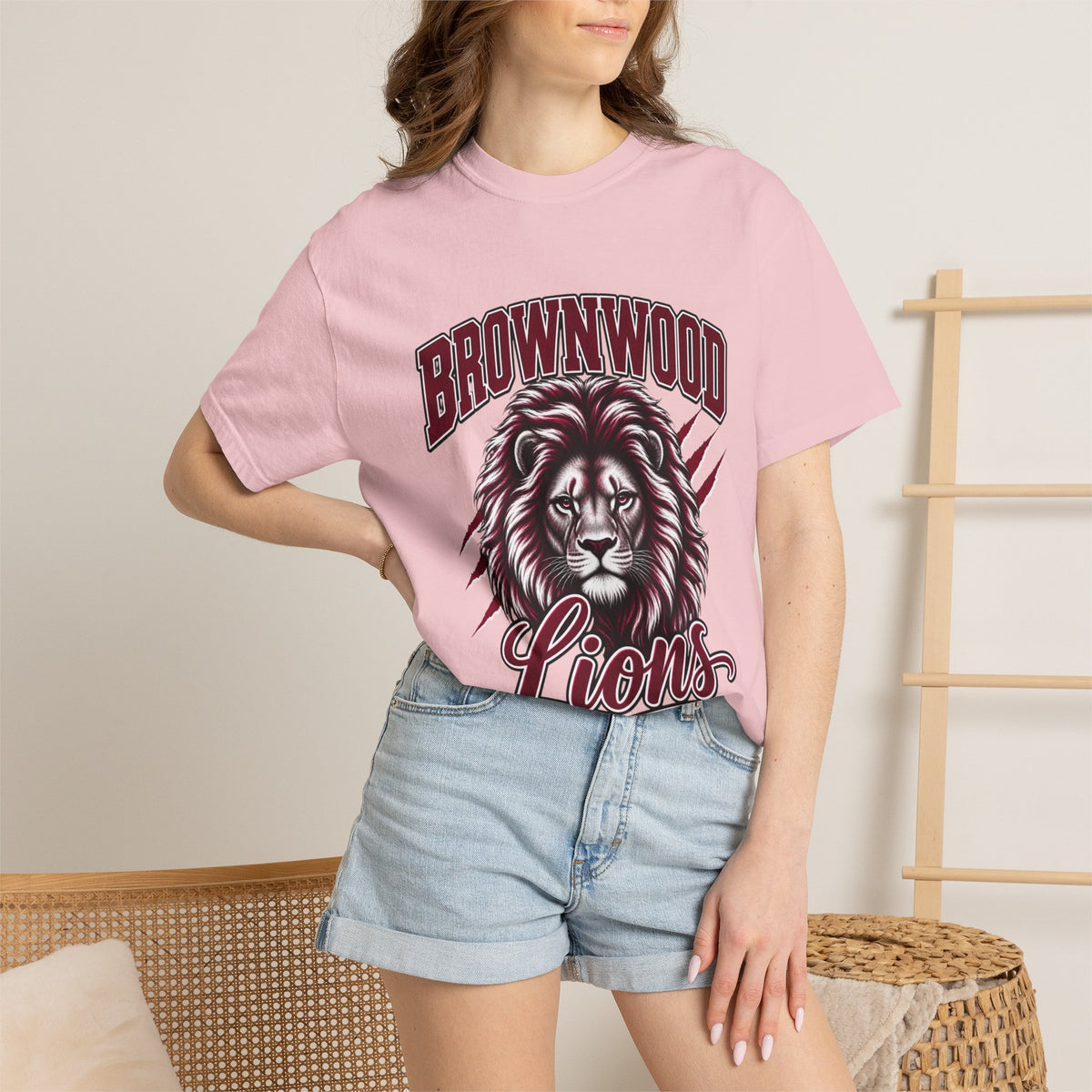 Brownwood Lions T-Shirt – Lion Mascot School Spirit Tee