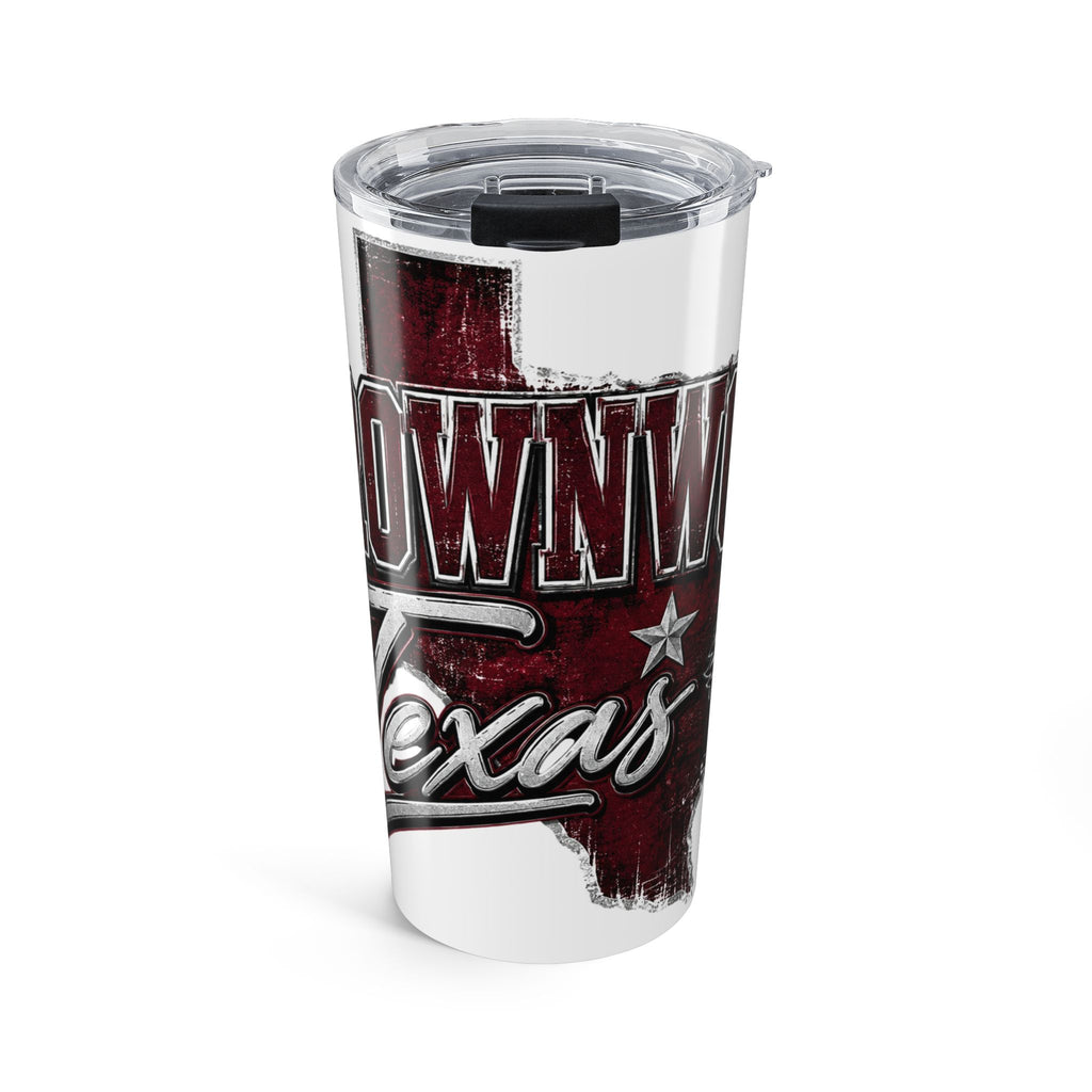 Texas Brownwood 20oz Tumbler – Rustic State Pride Travel Cup