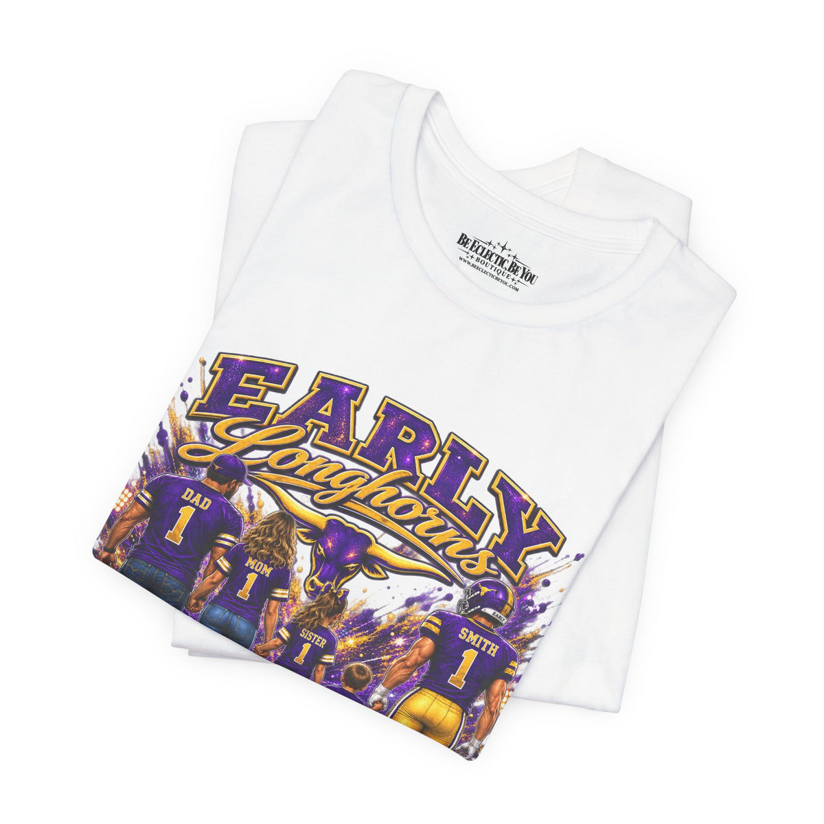 Early Longhorns Family Graphic Tee
