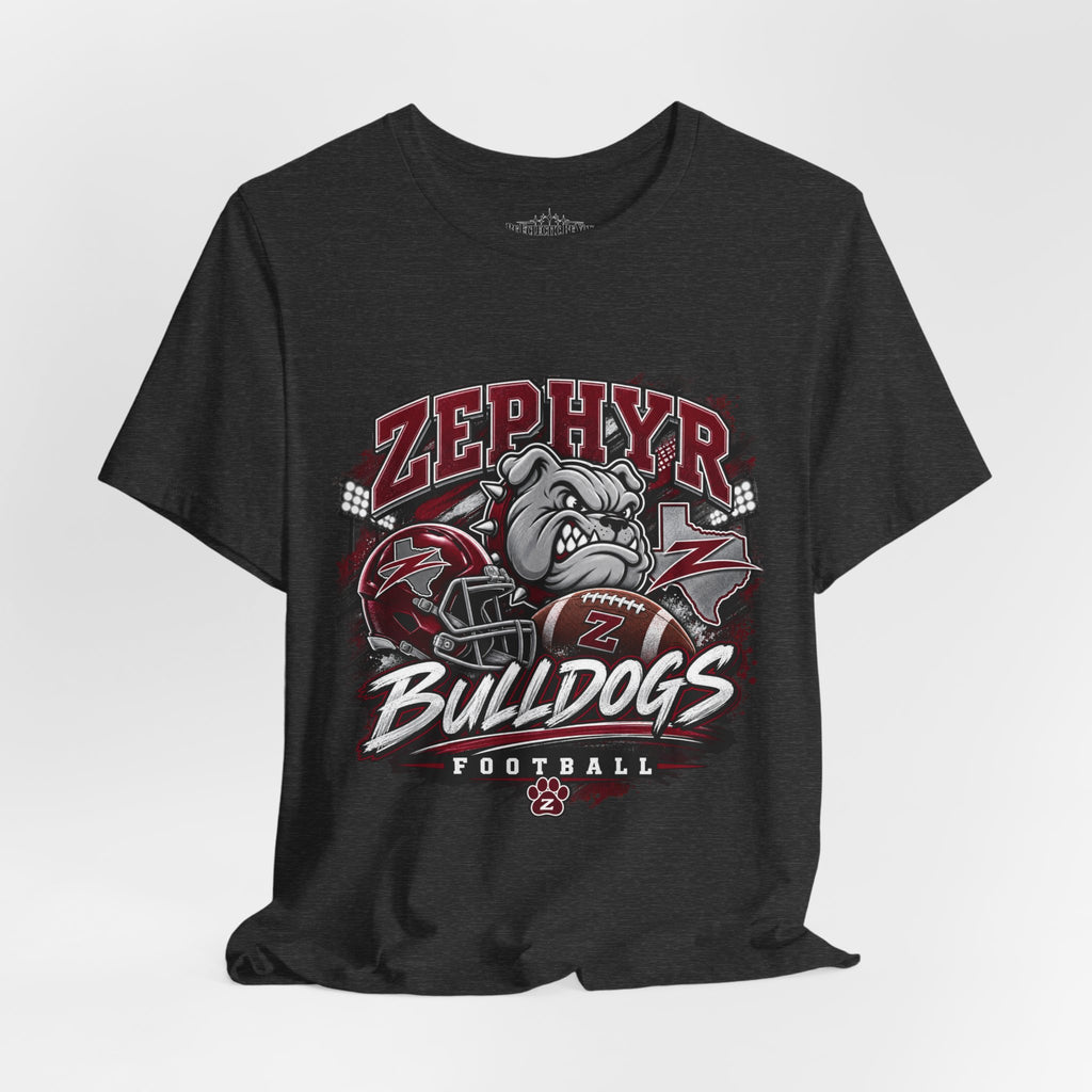 Zephyr Bulldogs Football Graphic Tee