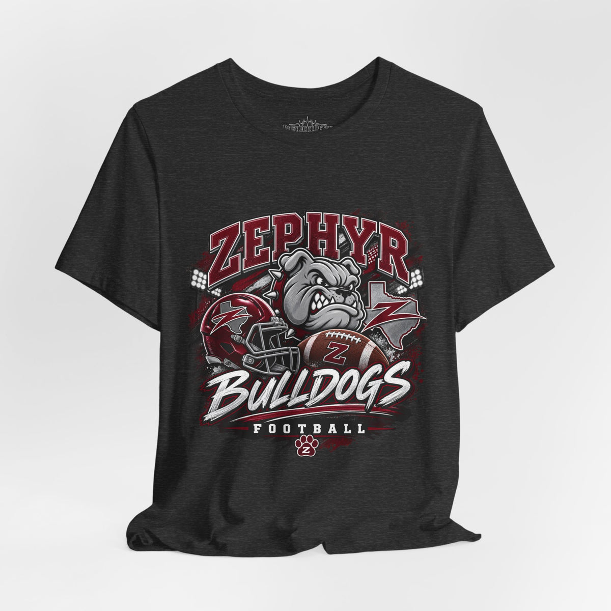 Zephyr Bulldogs Football Graphic Tee