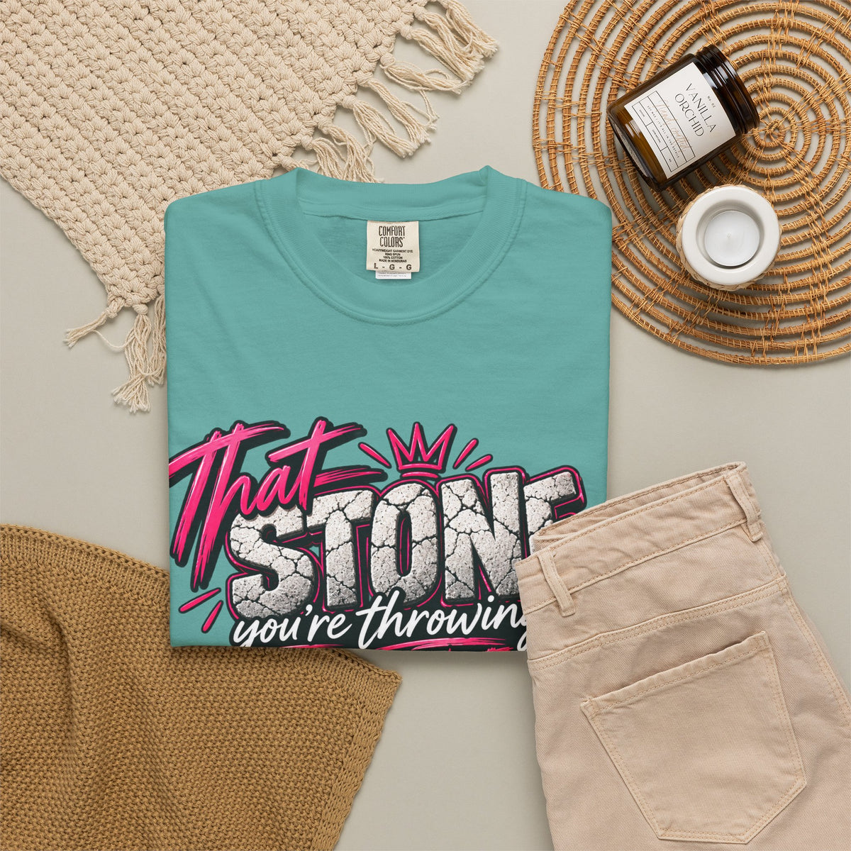 That Stone You're Throwing Tee — Funny Personalized Brick Quote T-Shirt