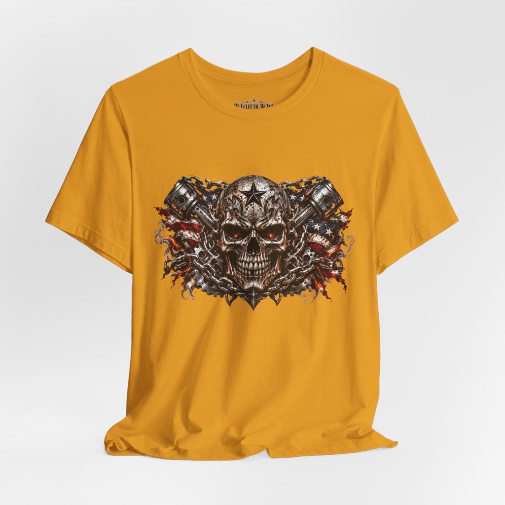 Skull and Chains Gothic Metal T-Shirt