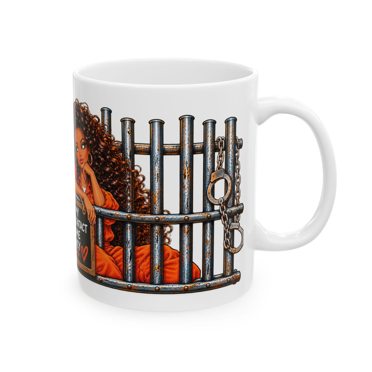 Ceramic Mug — "Me and My Emergency Contact in the Same Emergency" Friendship Coffee Mug