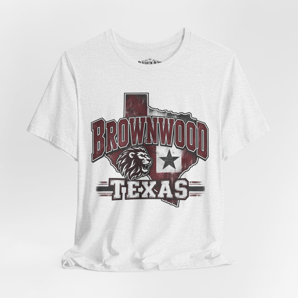 Brownwood Texas Lion Star Graphic T-Shirt