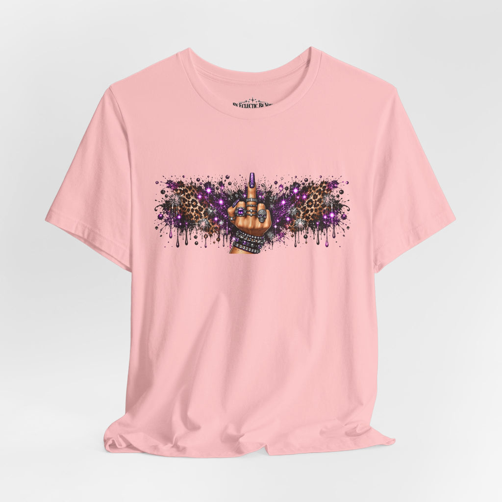 Rude Finger Graphic T-Shirt