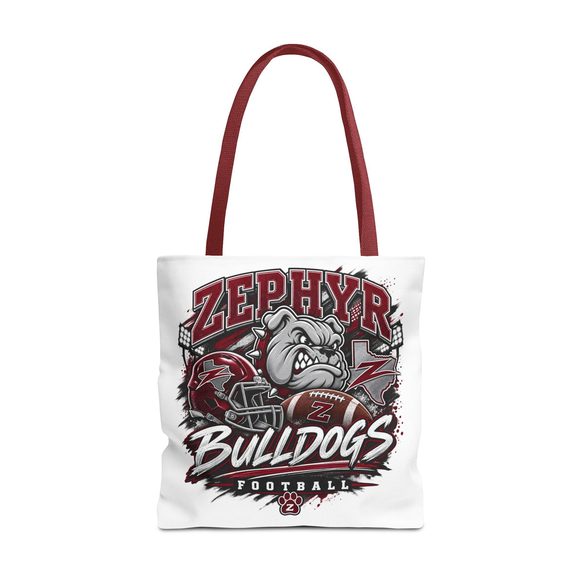 Zephyr Bulldogs Football Tote