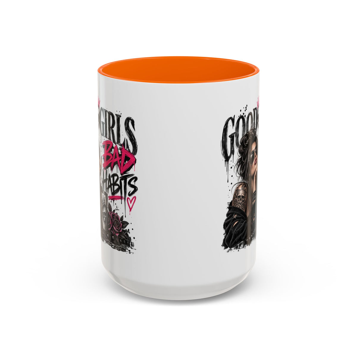 Good Girls Bad Habits Skull & Crown Mug