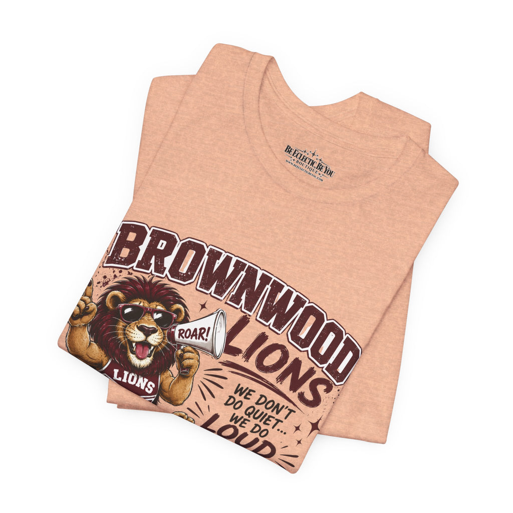 Brownwood Lions Team Spirit Cheer Jersey Tee