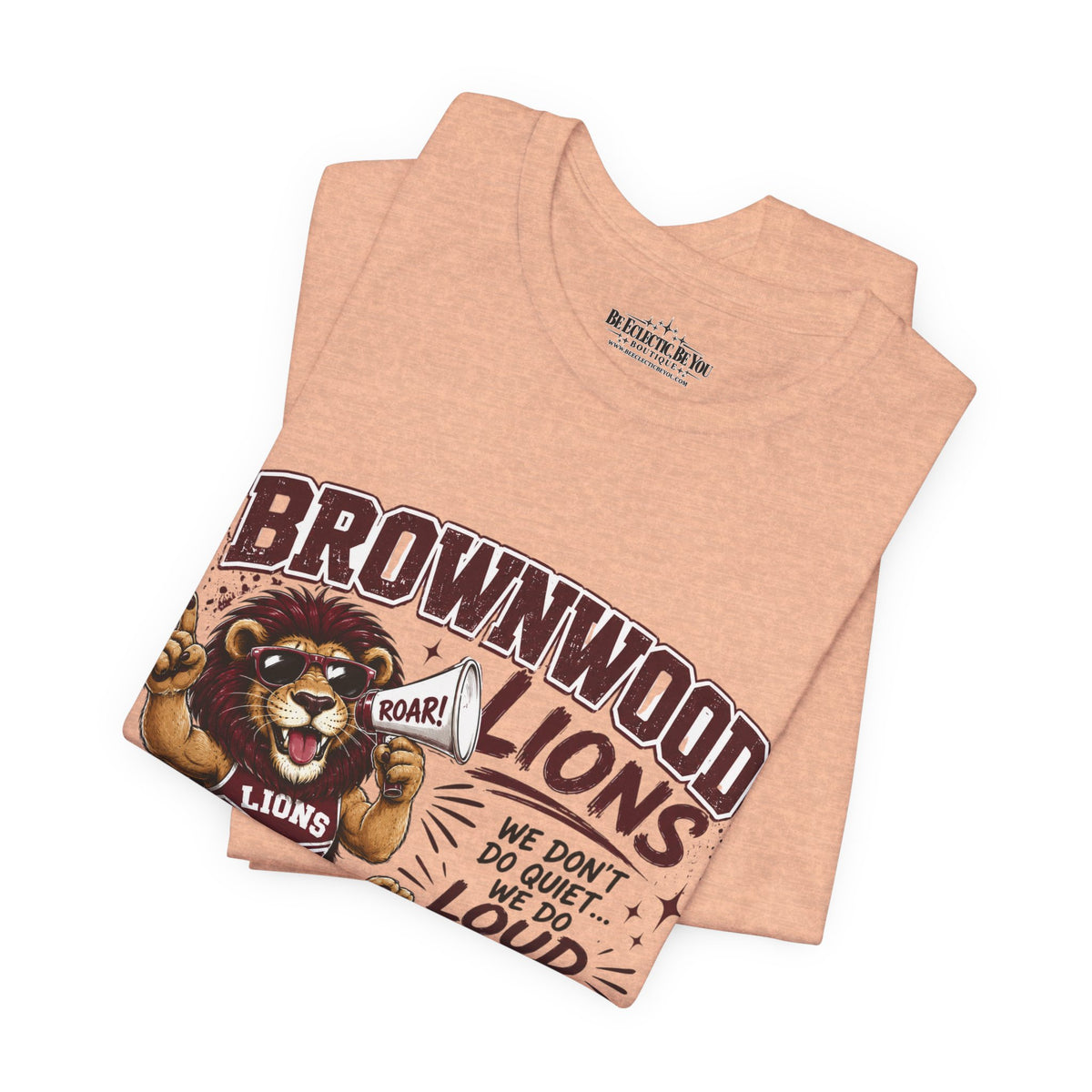 Brownwood Lions Team Spirit Cheer Jersey Tee