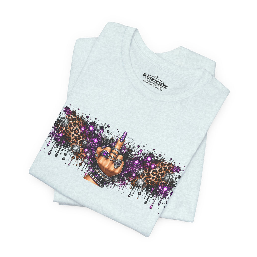 Rude Finger Graphic T-Shirt