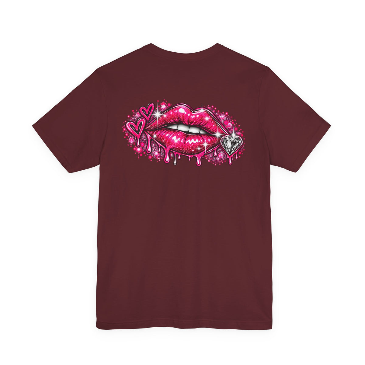 Sparkly Pink Lips Graphic Tee