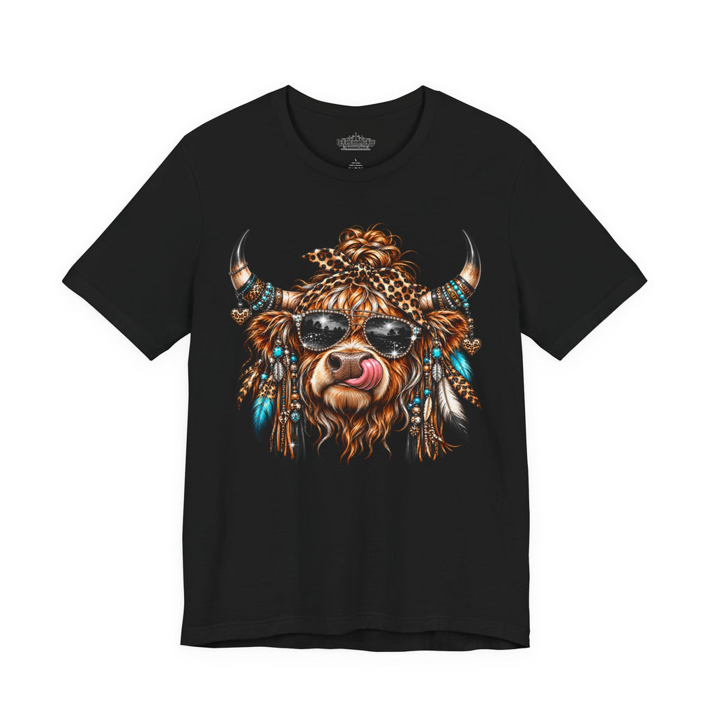 Highland Cow Graphic T-Shirt