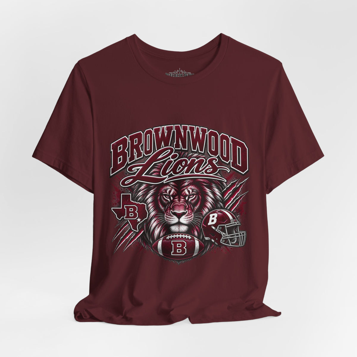 Brownwood Lions Mascot Jersey T-Shirt