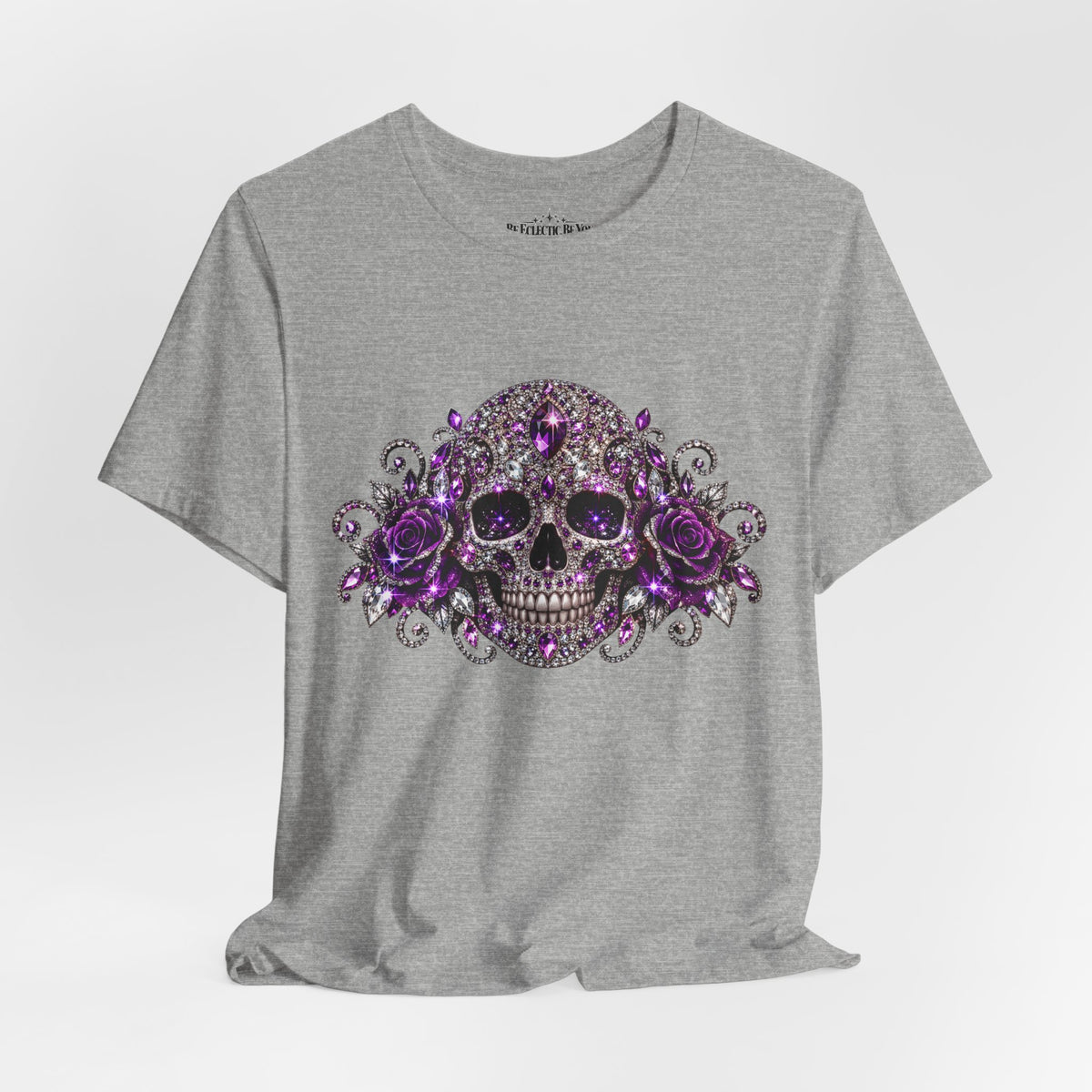 Gothic Purple Skull Tee