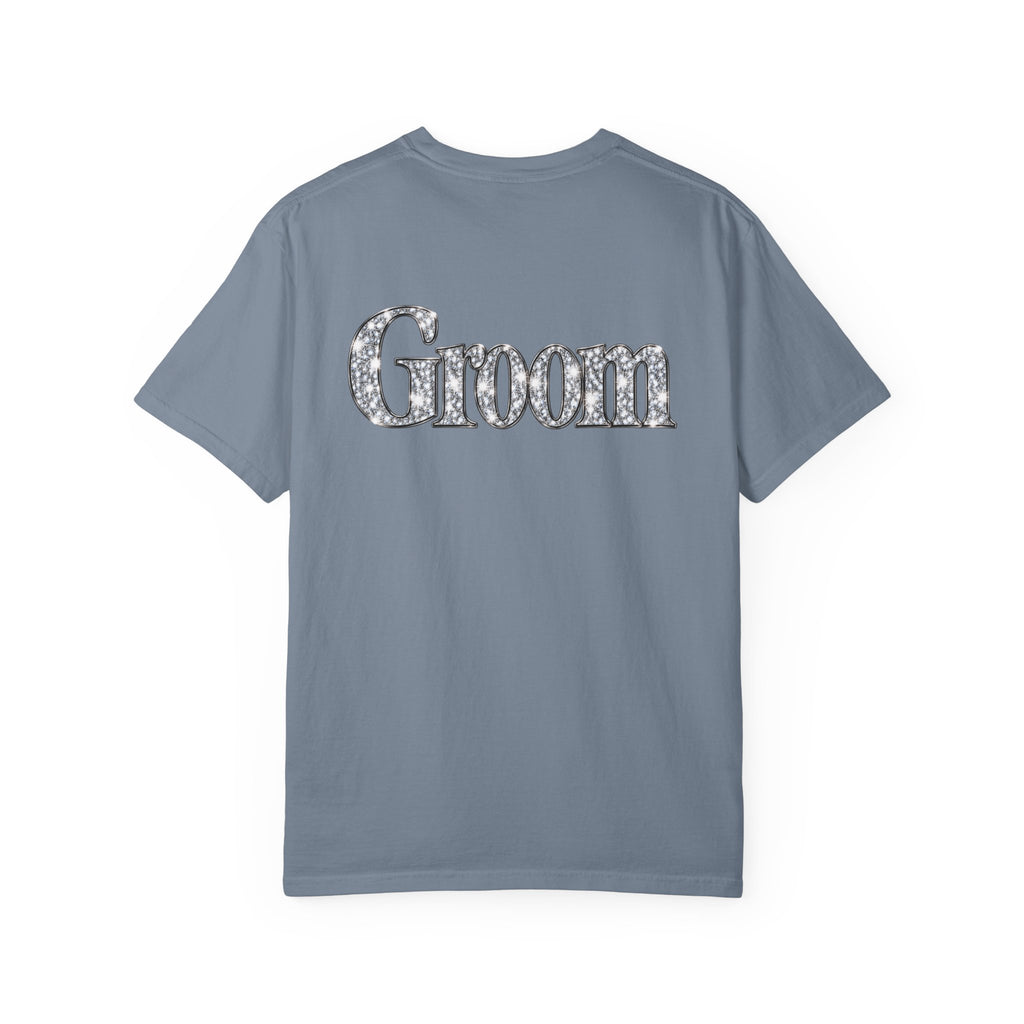 Groom Logo T-Shirt — Wedding Party Tee for Groom and Groomsmen
