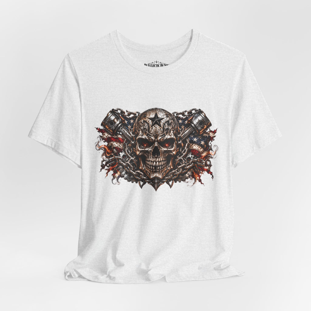 Skull and Chains Gothic Metal T-Shirt