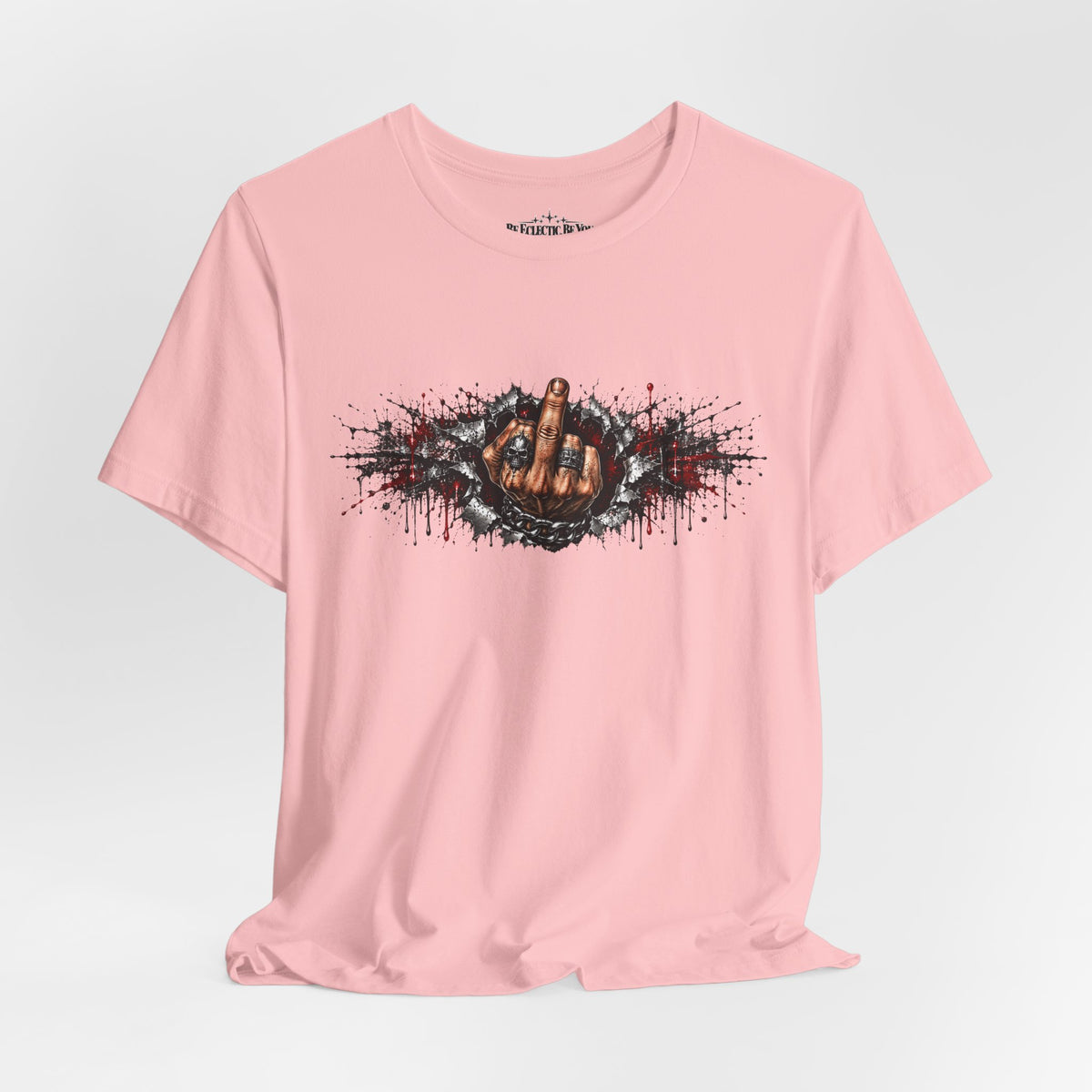 Rock On Hand Gesture Graphic T-Shirt