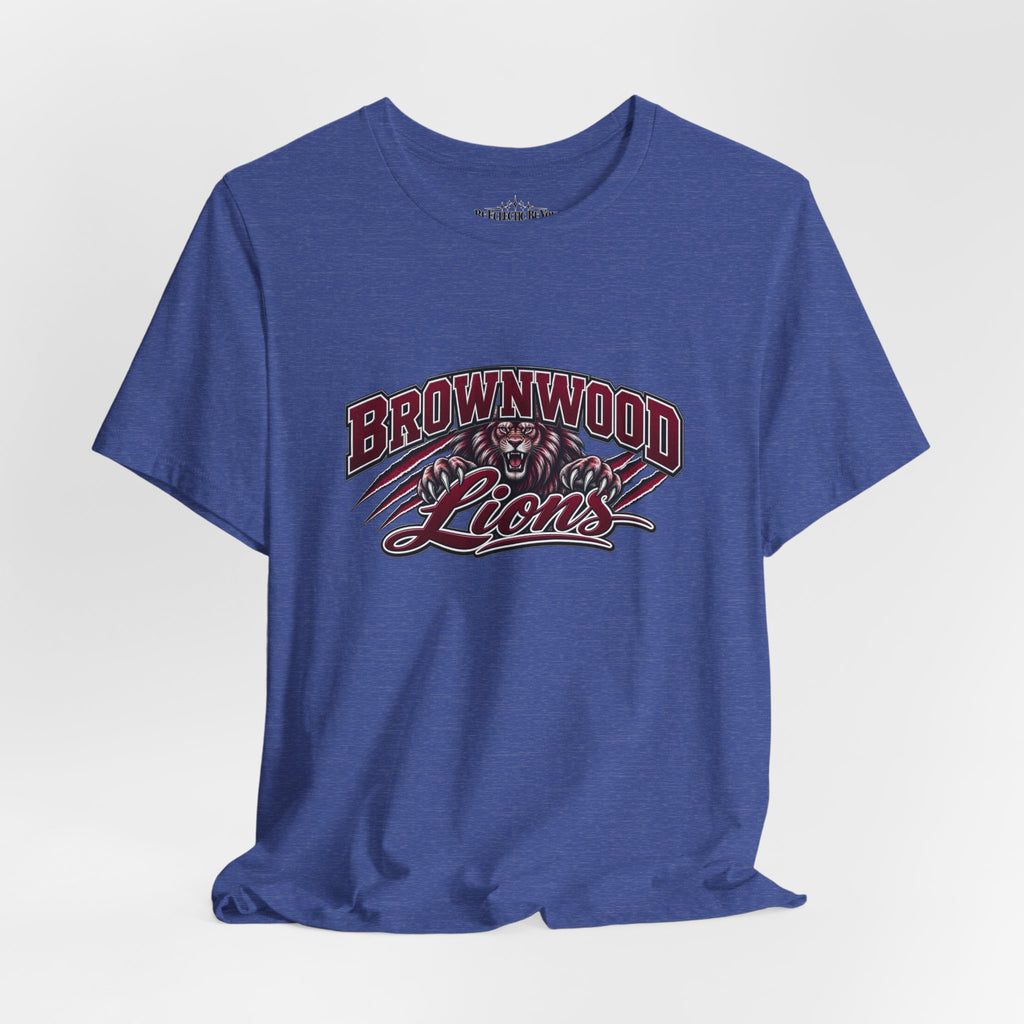Brownwood Lions Vintage School Graphic T-Shirt