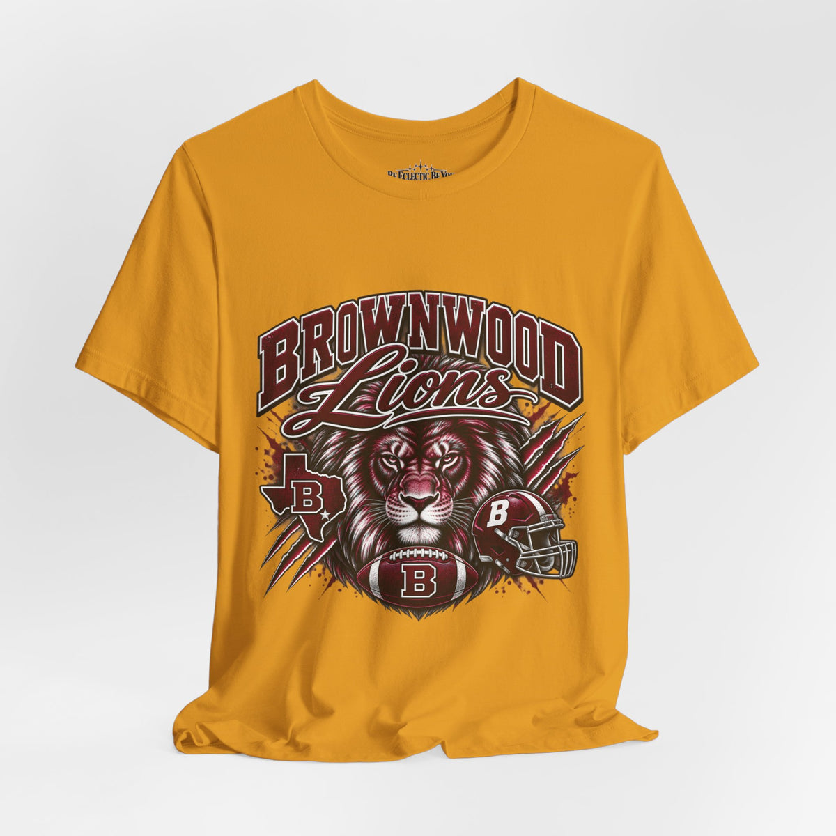 Brownwood Lions Mascot Jersey T-Shirt