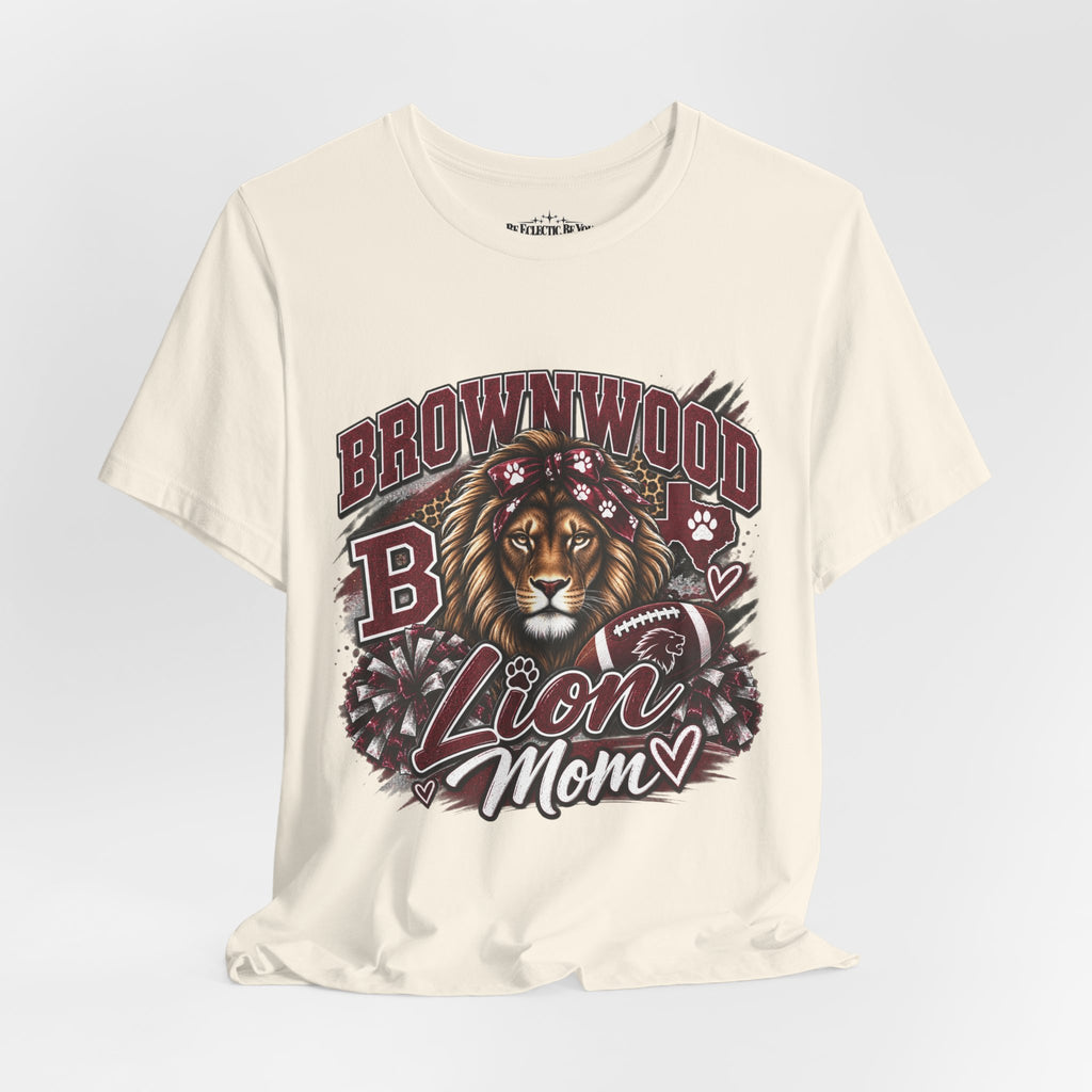 Brownwood B Lion Mom Graphic Tee